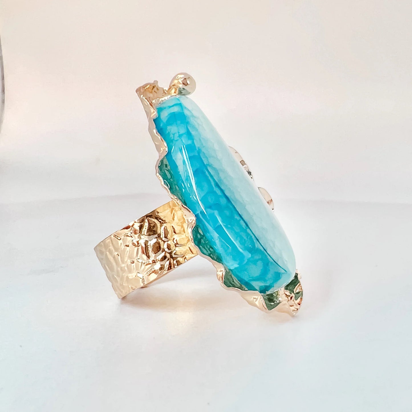 Serena Stone Ring - Blue
